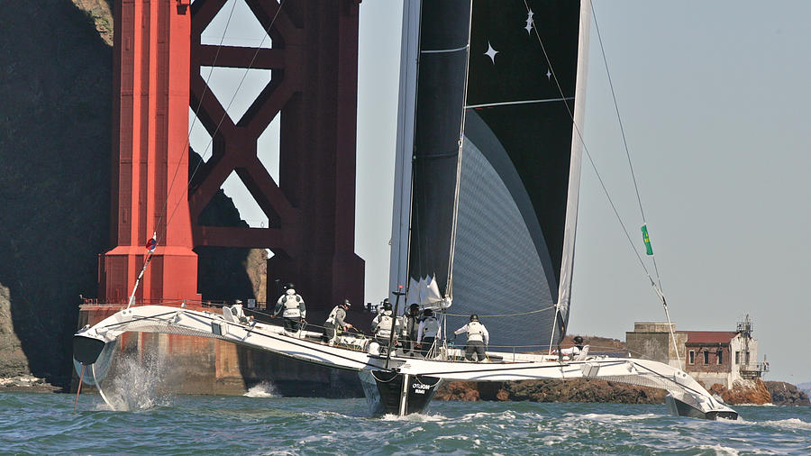San Francisco Bay Sailing #20 Photograph by Steven Lapkin