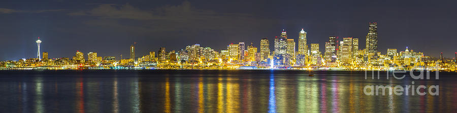 Seattle Photograph - Seattle Skyline #16 by Twenty Two North Photography