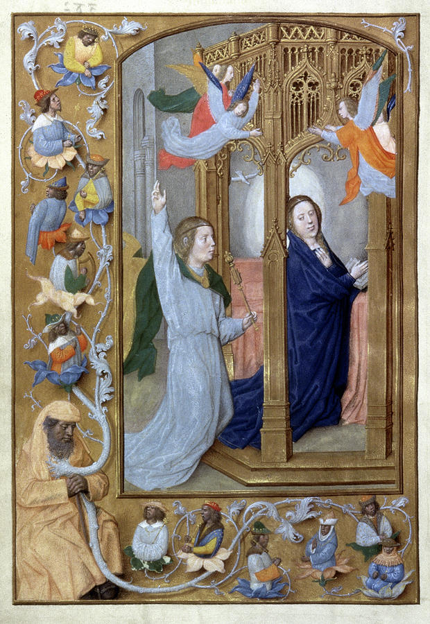 The Annunciation #16 Painting by Granger