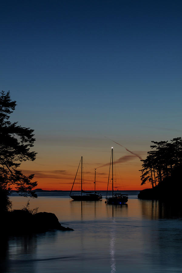 Sunset Photograph - USA, Washington State, San Juan Islands #16 by Jaynes Gallery