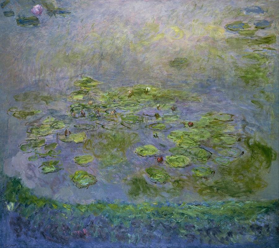 Waterlilies #16 Painting by Claude Monet