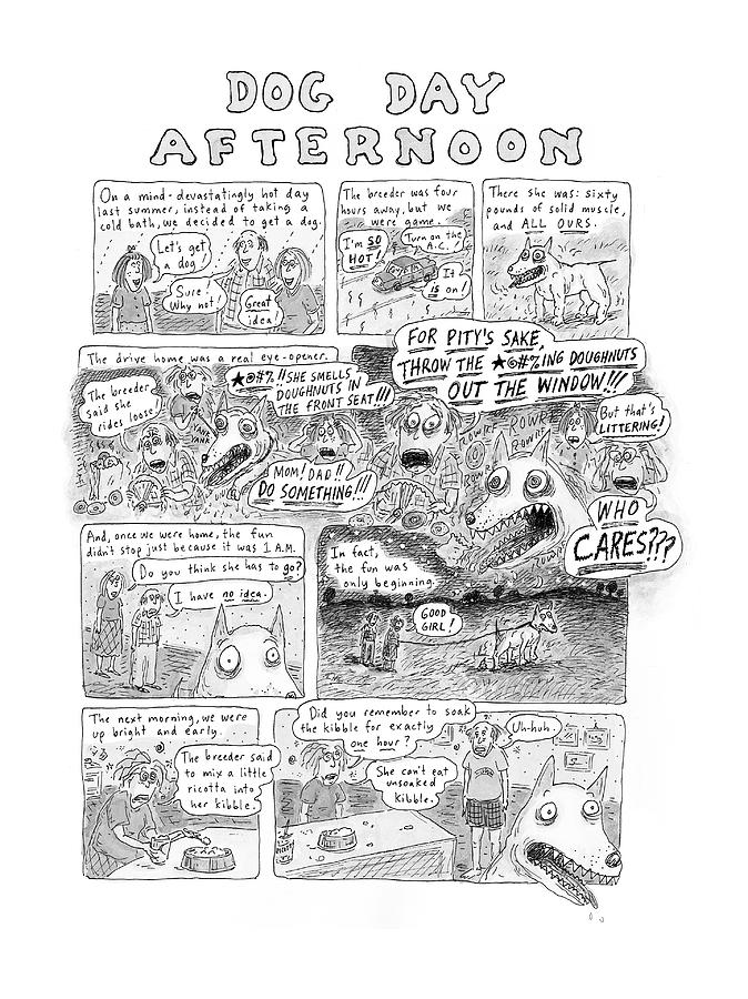 New Yorker November 12th, 2001 Drawing by Roz Chast