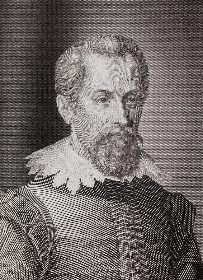 Portrait Photograph - 1620 Johannes Kepler Astronomer Portrait by Paul D Stewart