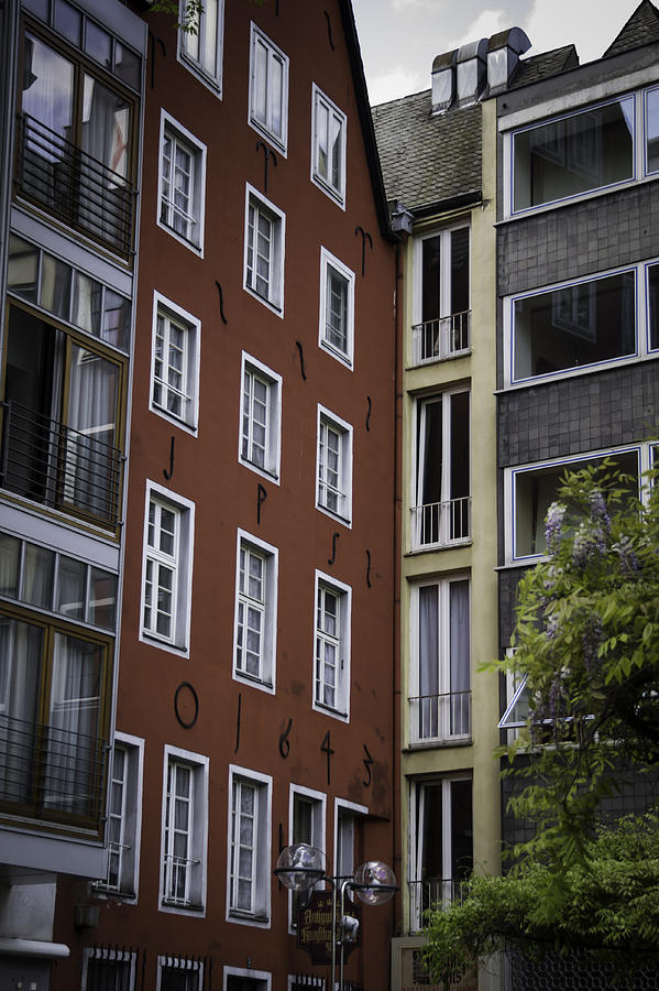 1643 Townhouse Cologne Photograph by Teresa Mucha