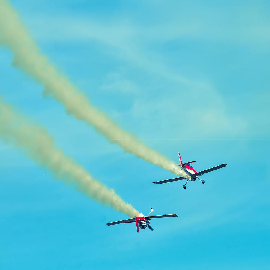 Action In The Sky During An Airshow #17 Photograph by Alex Grichenko