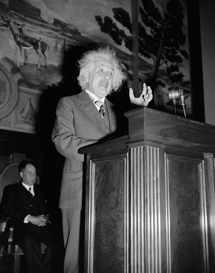 Albert Einstein (1879-1955) #17 Photograph by Granger