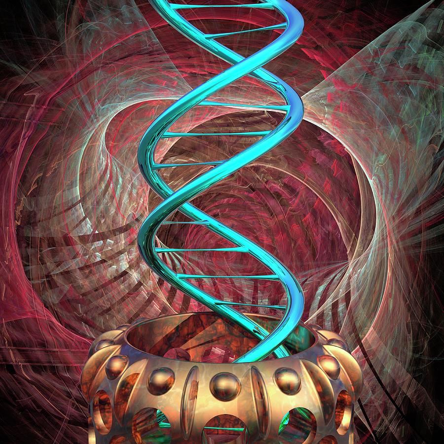 Dna Molecule #17 by Laguna Design/science Photo Library