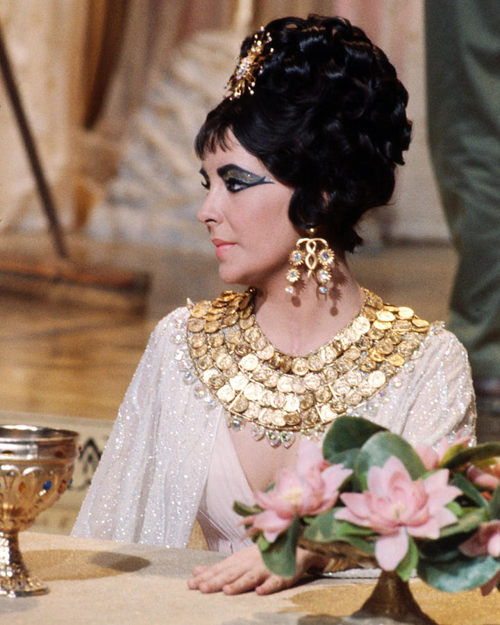 Elizabeth Taylor in Cleopatra  #17 Photograph by Silver Screen