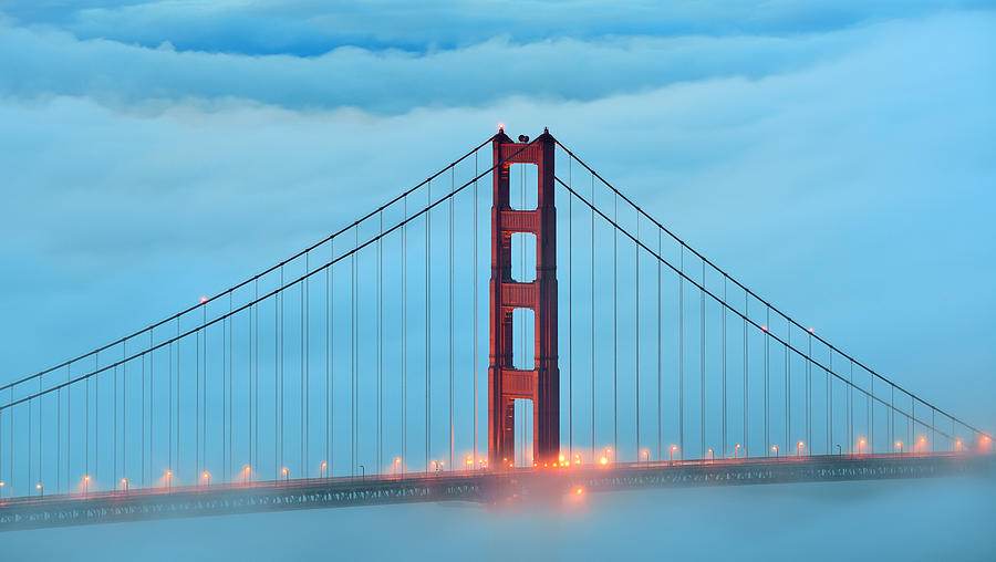Golden Gate Bridge #17 Photograph by Songquan Deng