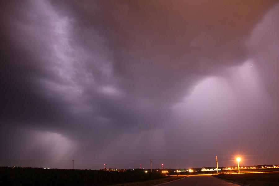 Late Night Early July Thunderstorm #16 Photograph by NebraskaSC