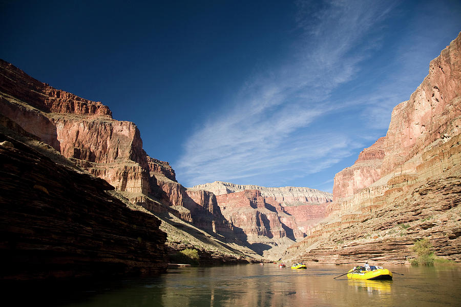 Rafting The Grand Canyon. Grand Canyon Photograph by Justin Bailie ...