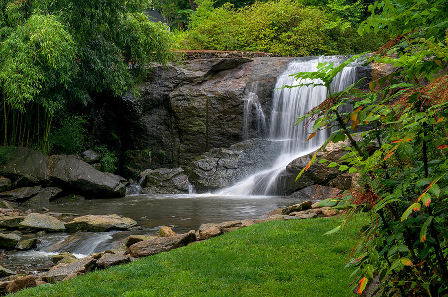 Rock Quarry Falls In Cleveland Park  Greenville SC #17 Photograph by Willie Harper