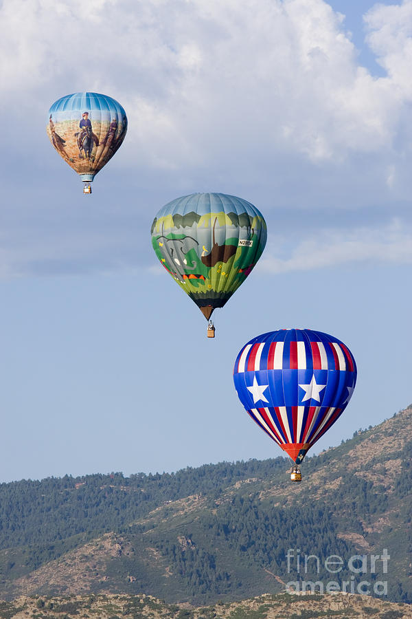 Rocky Mountain Balloon Festival #17 Photograph by Steven Krull