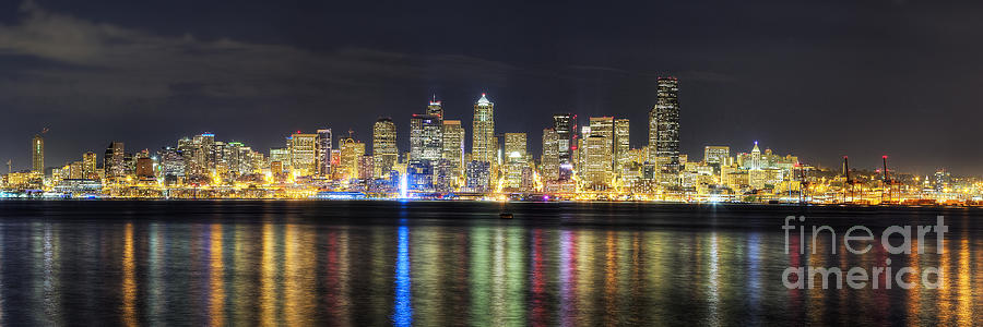 Seattle Photograph - Seattle Skyline #17 by Twenty Two North Photography