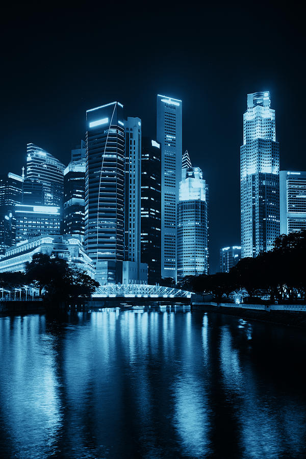 Singapore Skyline Photograph