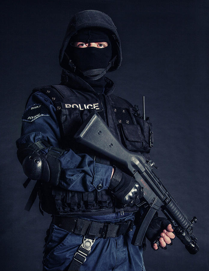 Special Weapons And Tactics Swat Team Photograph by Oleg Zabielin ...