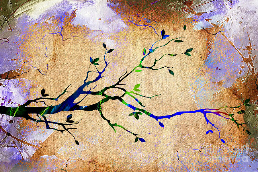 Tree Mixed Media - Tree Branch Collection #17 by Marvin Blaine