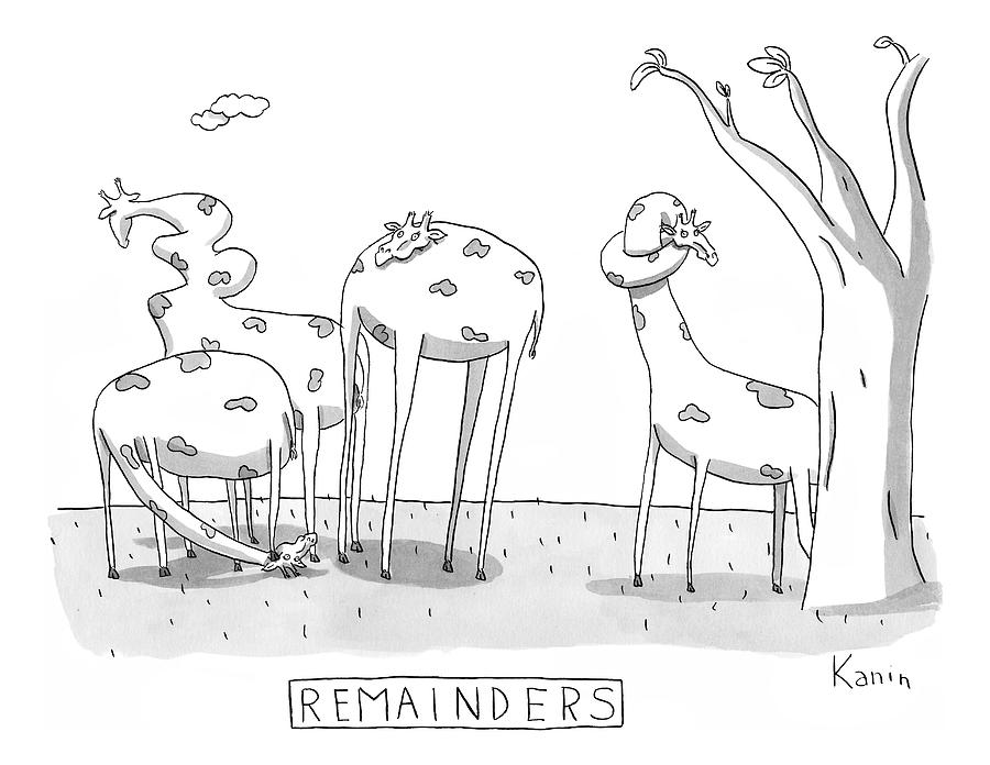 Remainders Drawing by Zachary Kanin