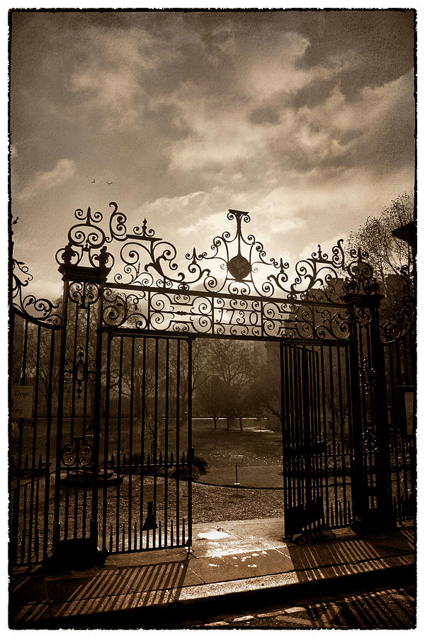 1730 Park Gates Photograph by Lenny Carter