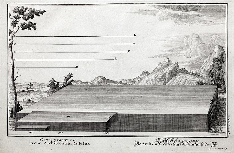 1731 Cubit Measurement Scale Noah's Ark Photograph by Paul D Stewart ...