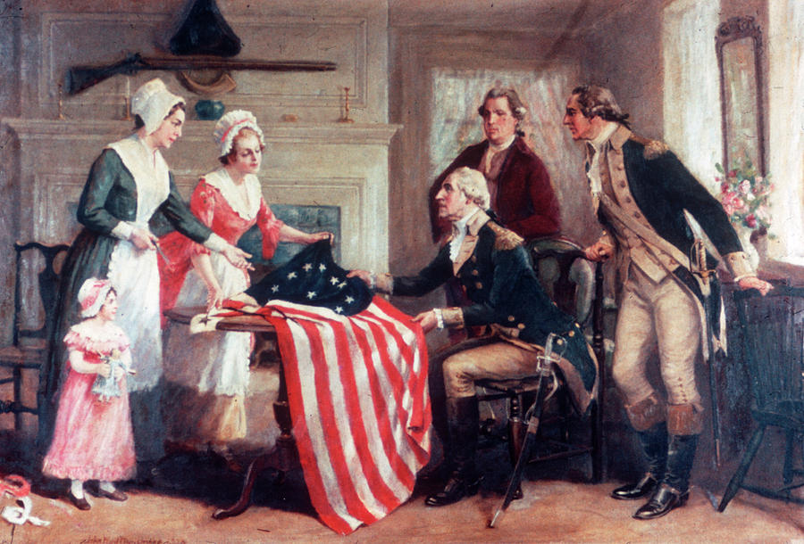 1770s Painting Of Betsy Ross & Painting by Vintage Images Pixels