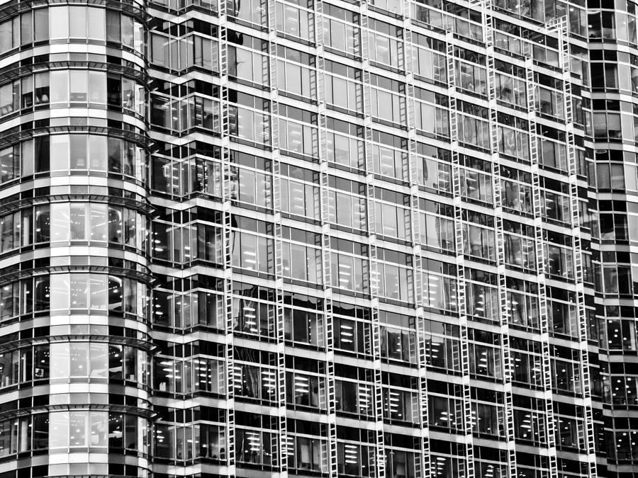 Abstract Photograph - Canary Wharf London #18 by David Pyatt
