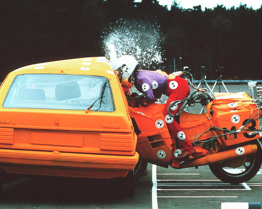Transportation Photograph - Crash Testing #18 by Trl Ltd./science Photo Library