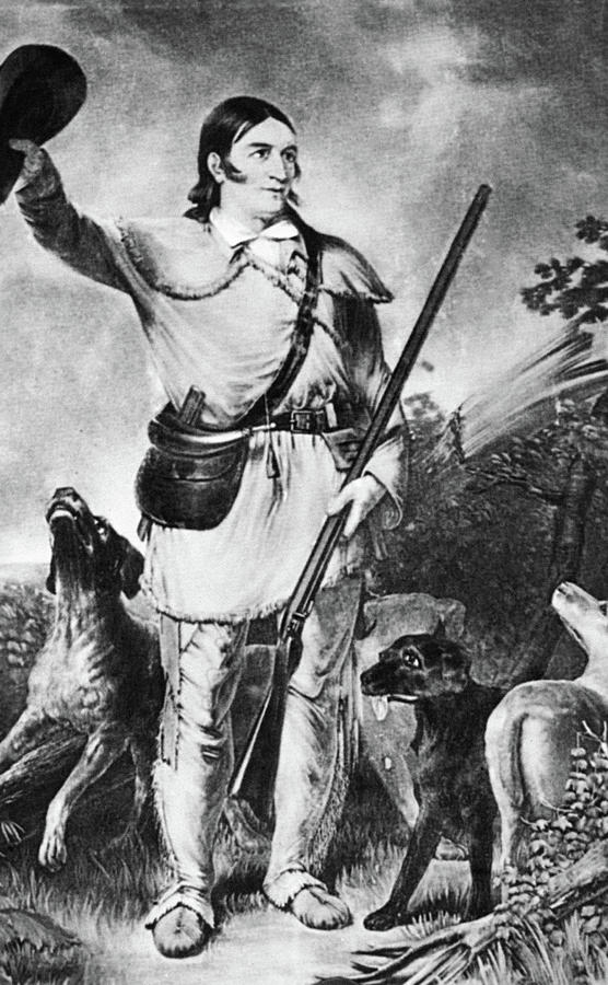 Davy Crockett (17861836) Painting by Granger Fine Art America