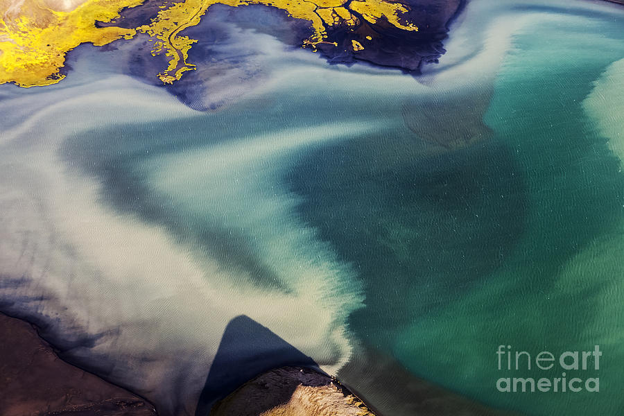 Abstract Photograph - Iceland Aerial Photo #18 by Gunnar Orn Arnason