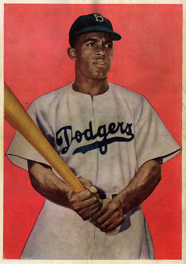 Jackie Robinson (1919-1972) #18 Painting by Granger