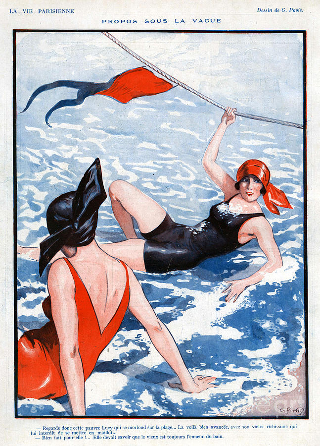 1920s Drawing - La Vie Parisienne  1924 1920s France #18 by The Advertising Archives