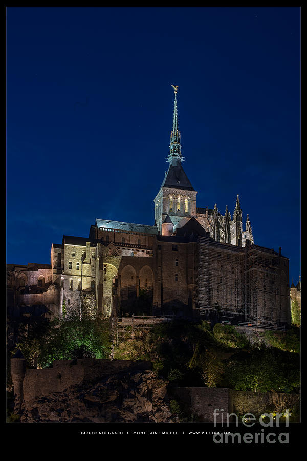 Mont Saint Michel #18 Photograph by Jorgen Norgaard