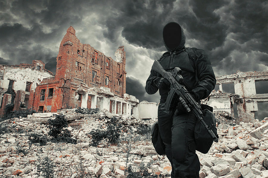 Post Apocalypse Survivor In Tatters Photograph by Oleg Zabielin.