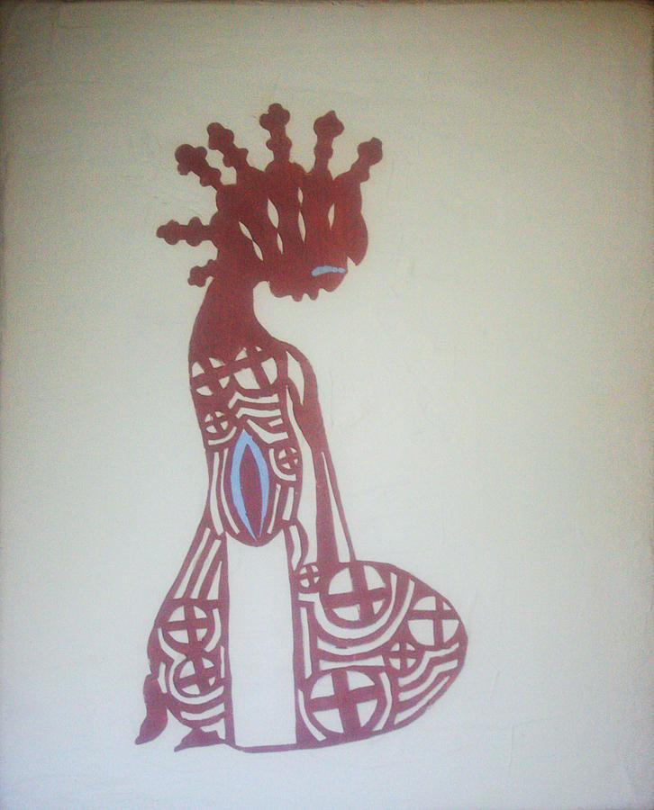 The Wise Virgin #18 Painting by Gloria Ssali