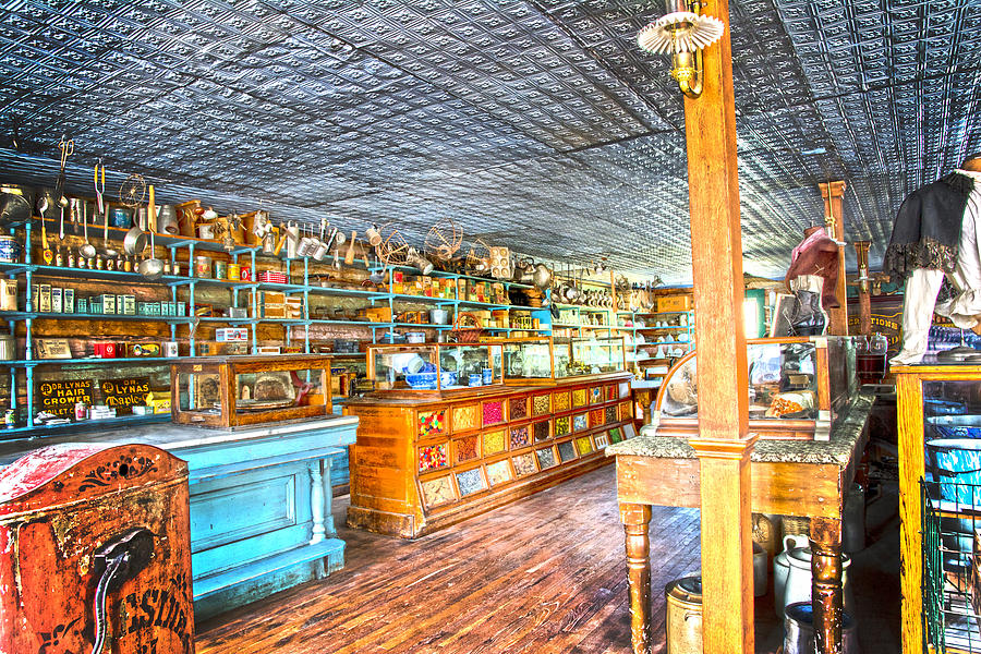 General Merchandise Photograph - 1800s General Merchandise store by Randall Branham