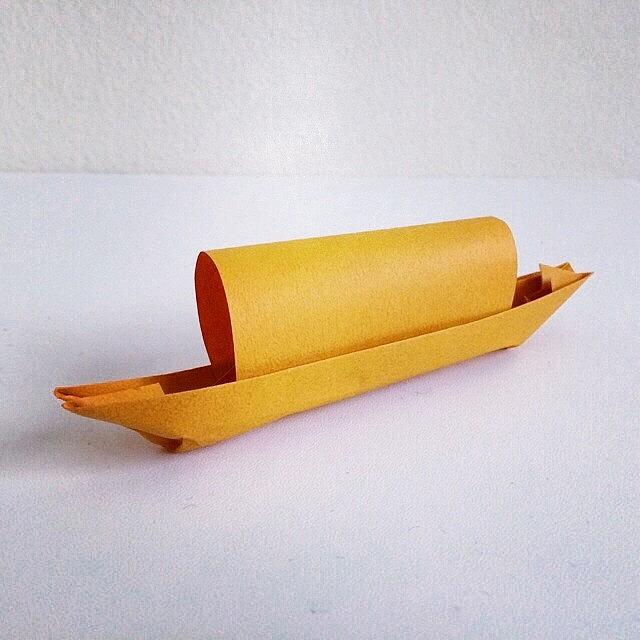 Cute Photograph - 183/365 - Origami Canoe With Canopy - #183365 by Ross Symons