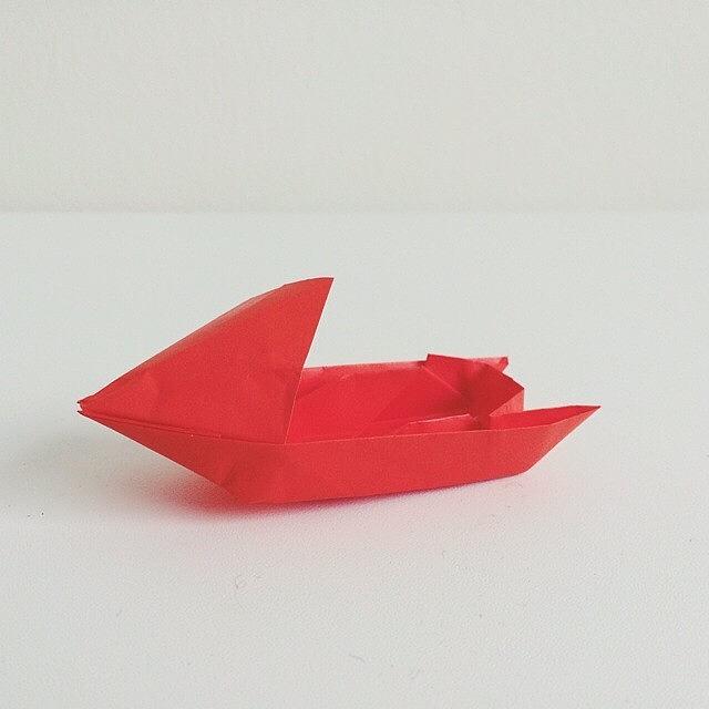 Boat Photograph - 185/365 - Origami Speed Boat - #185365 by Ross Symons