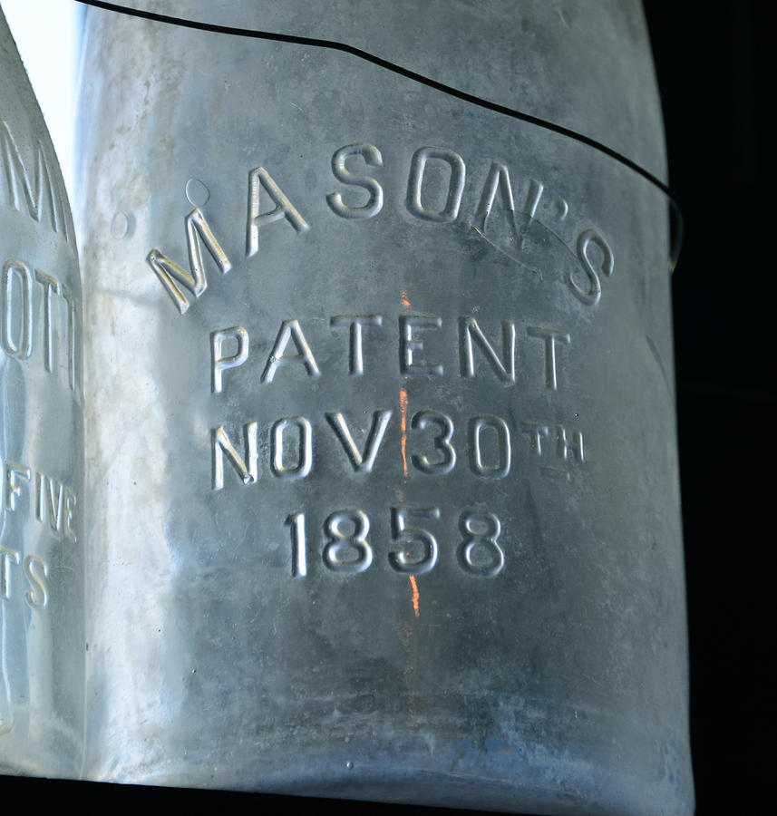 1858 Masons Jar Photograph by David Lee Thompson