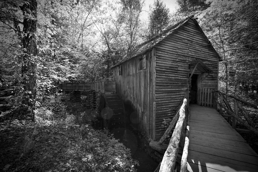 1868 Cable Mill at Cades Cove Photograph by Kathy Clark