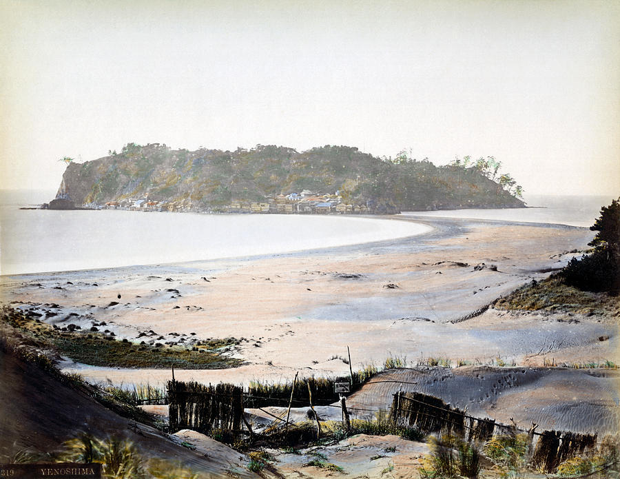 1870 Panorama of Enoshima Japan Photograph by Historic Image