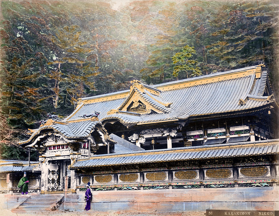 1870 Toshogu Shrine of Nikko Japan Photograph by Historic Image