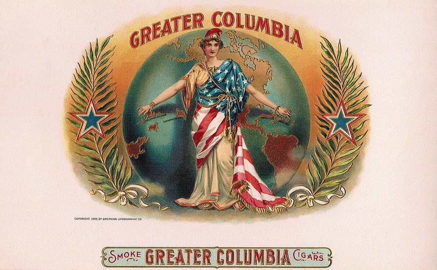1890 Greater Columbia Digital Art by Maciek Froncisz
