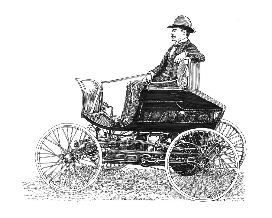 1894 Haynes Pioneer 1 Drawing