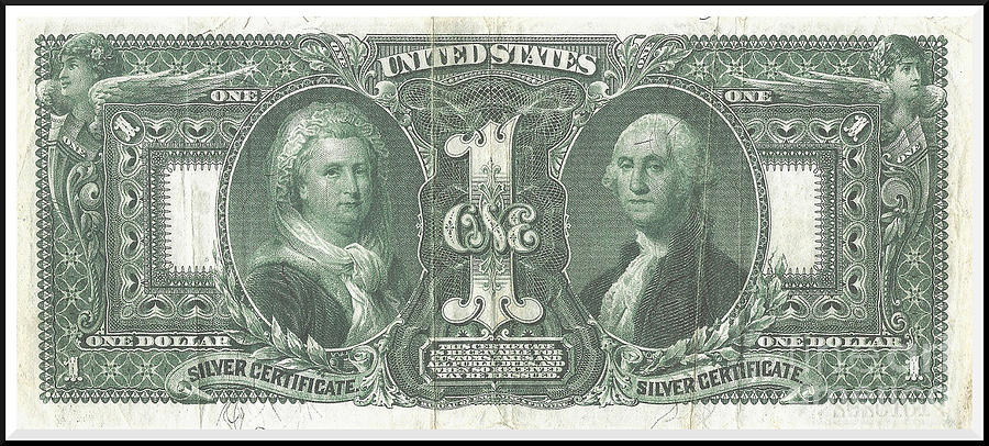 1896 EducationSeries Silver Certificate Obverse Photograph by Charles Robinson