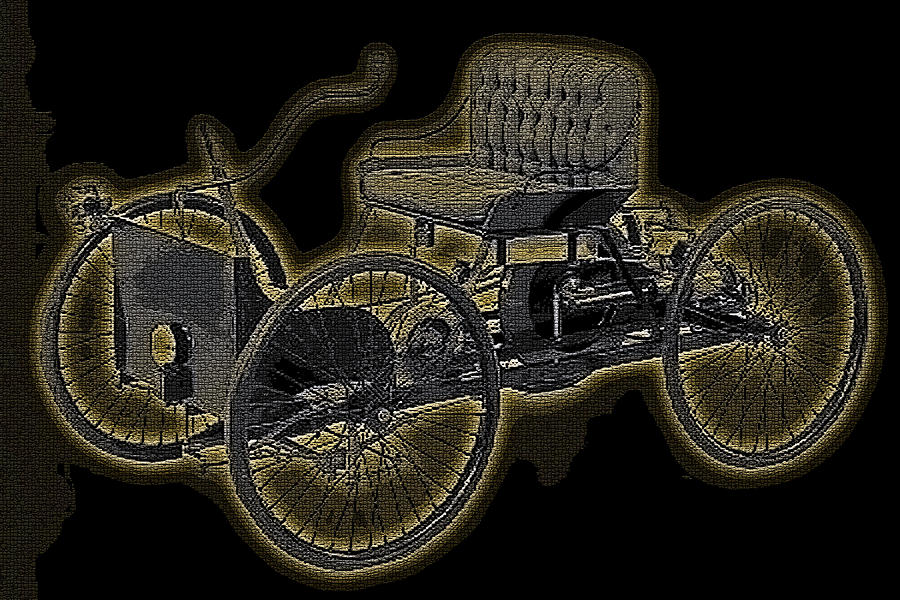 1896 Quadricycle Henry Fords First Car Digital Art by Marvin Blaine