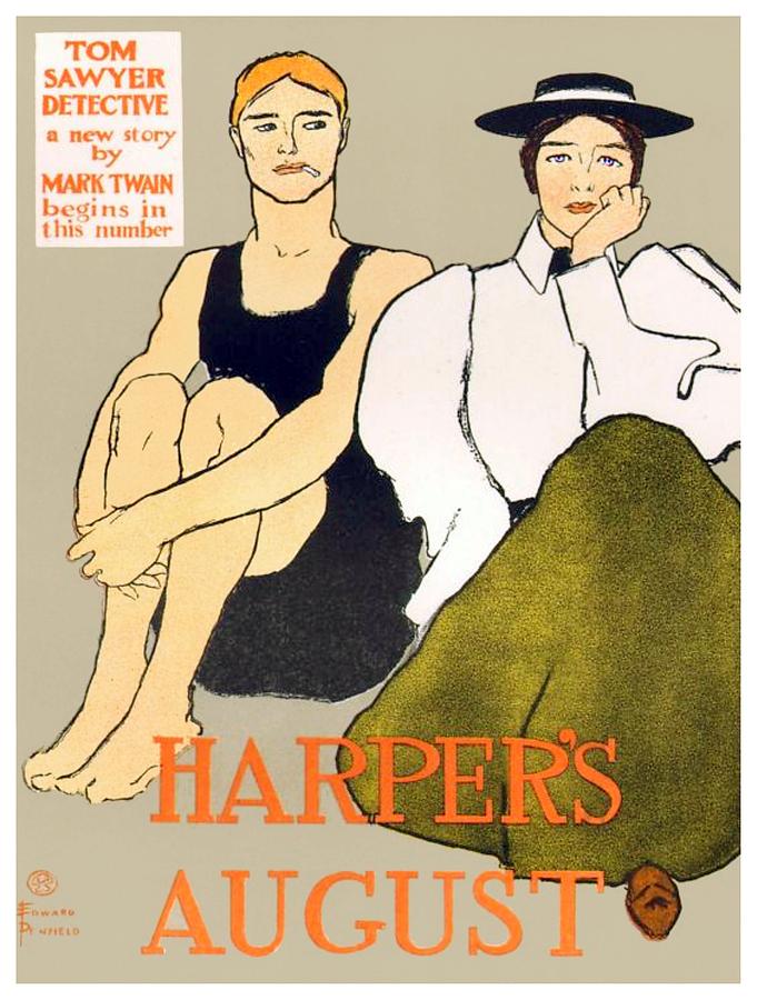 1897 - Harpers Magazine Poster - Color Digital Art by John Madison