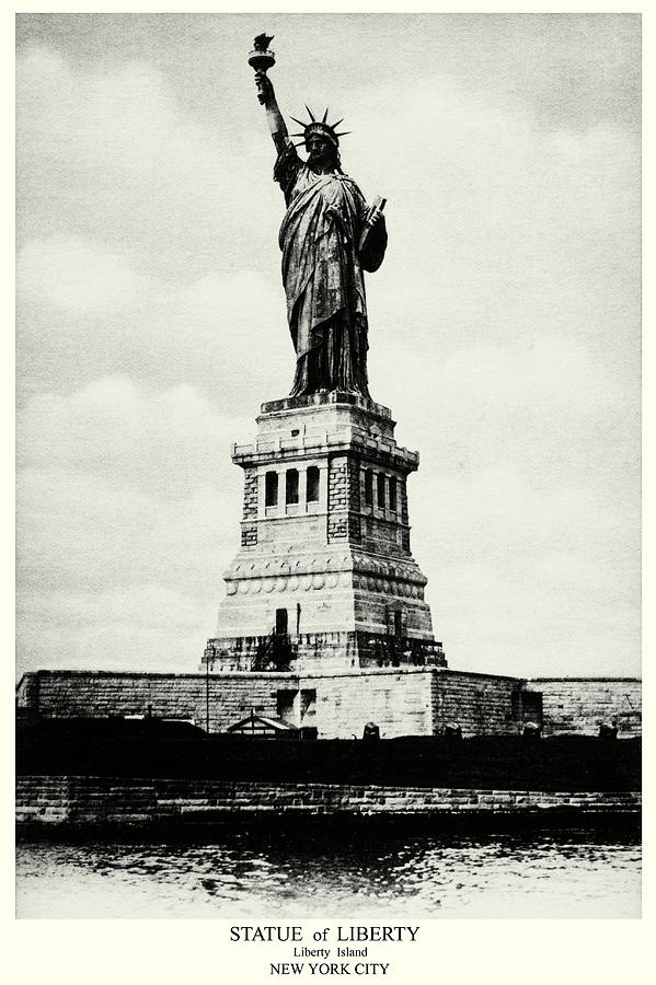 1898 Statue of Liberty  Painting by Historic Image