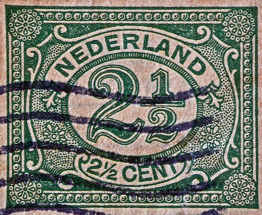 1899 Netherlands Stamp Photograph