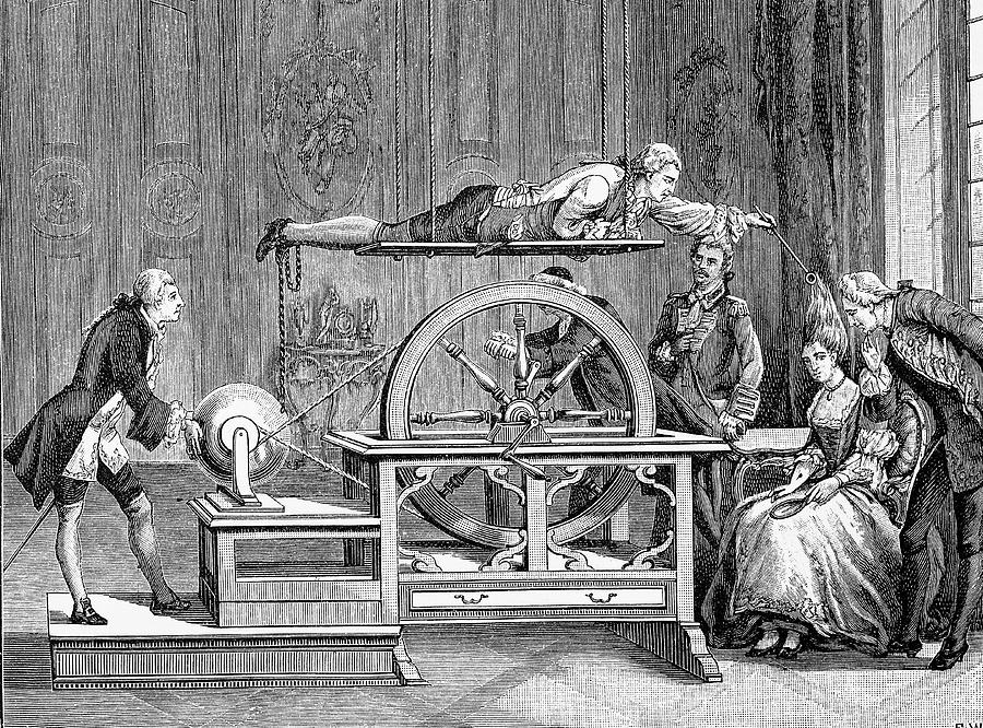 18th Century Electricity Experiment Photograph by Bildagentur-online/tschanz