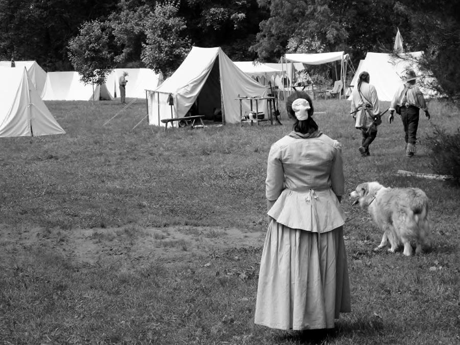 18th Century Encampment Photograph by Cynthia  Clark